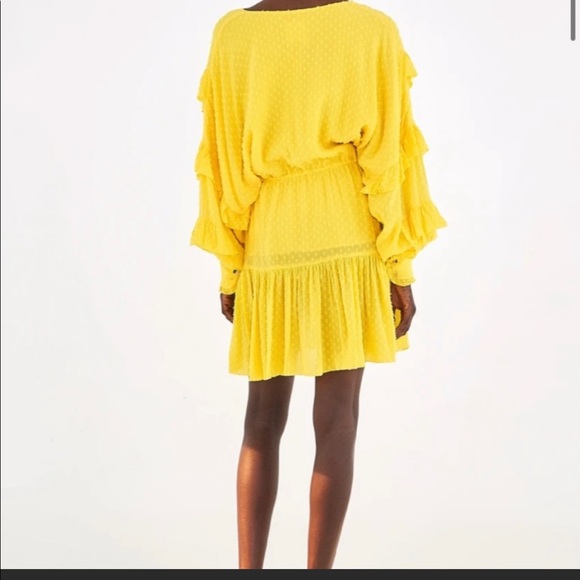 Gorgeous Farm Rio Dress in bold yellow - Picture 6 of 8